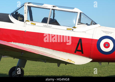 DHC Chipmunk 1 formation de base un aéronef construit dans les années 1950 et utilisé par la RAF et l'Armée de l'air à travers les années 1980 au Royaume-Uni Banque D'Images