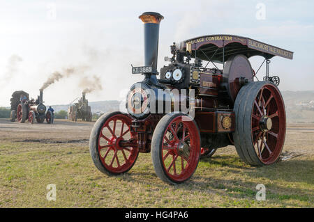 Burrell Road, 3593 Locomotive 'Duke of Kent' construite en 1914, à la vapeur, Dorset juste Tarrant Hinton, Dorset, England, UK Banque D'Images