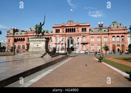 Casa Rosada à Plaza de Mayo, Buenos Aires, Argentine, Amérique du Sud Banque D'Images