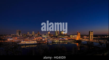 Sacramento, Californie skyline Banque D'Images