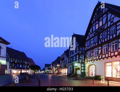 Seligenstadt : Place du marché, , Hesse, Hesse, Allemagne Banque D'Images