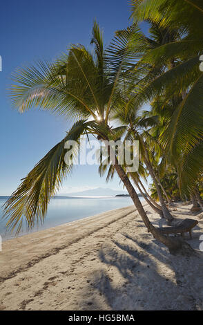 La plage de San Juan, sur la côte sud-ouest de Siquijor, Philippines, Asie du Sud, Asie Banque D'Images