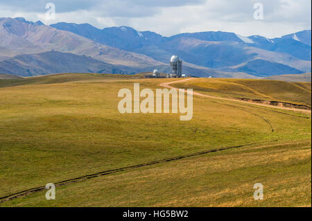 Observatoire astronomique de Tien Shan, Ile-Alatau Parc National, Assy Plateau, Almaty, Kazakhstan, en Asie centrale, Asie Banque D'Images