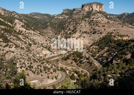 Plateau volcanique de la Sierra Tarahumara, au-dessus du Canyon de cuivre, Chihuahua, Mexique, Amérique du Nord Banque D'Images