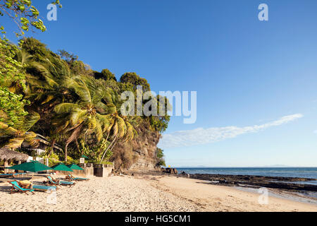 La plage de Ambatoloaka, Nosy Be Island, zone nord Banque D'Images