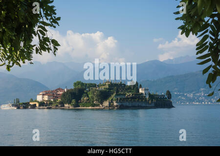 Isola Bella, îles Borromées, Lac Majeur, les lacs italiens, Piémont, Italie Banque D'Images