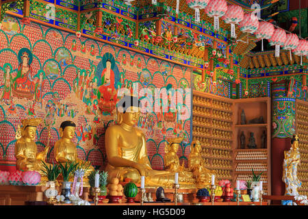 Temple bouddhiste, District de Nampo, Busan, Corée du Sud, Asie Banque D'Images