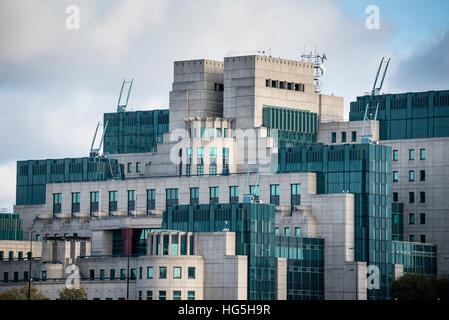 SIS bâtiment abritant le MI5 et le MI6, Service Secret, Londres Banque D'Images