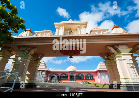 Ganga Talao (communément connu sous le nom de Grand Bassin) à l'île Maurice. Banque D'Images