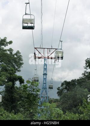 En téléphérique, jardin Malampuzha Palakkad, Kerala, Inde Banque D'Images