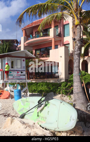 Matin sur la plage (Playa Del Carmen) Banque D'Images