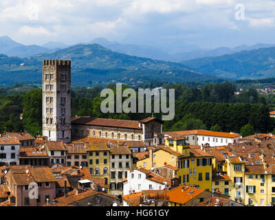 Basilique San Frediano. Lucca, Toscane, Italie. Banque D'Images