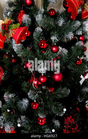 Libre de décorations de l'arbre de Noël. Banque D'Images