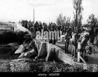 Le tableau de la propagande nazie montre l'avance des troupes francos vers Madrid, Espagne, à la fin de 1936. Fotoarchiv für Zeitgeschichtee - PAS DE SERVICE DE FIL - | utilisation dans le monde entier Banque D'Images