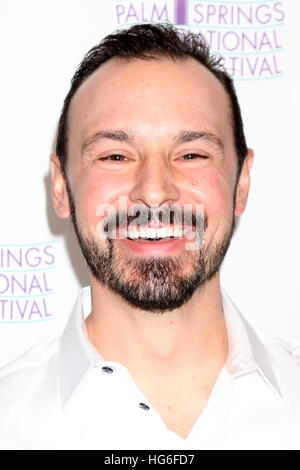 Palm Springs, CA. 4 janvier, 2017. Andrew McGuiness au le faire ou mourir ! 2017 Première mondiale au cours du Festival International du Film de Palm Springs à l'Auditorium Annenberg à Palm Springs, en Californie le 4 janvier 2017. © David Edwards/media/Alamy Punch Live News Banque D'Images