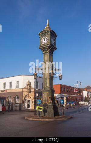 Le Chamberlain Réveil dans le centre de le quartier des bijoutiers de Birmingham, UK Banque D'Images