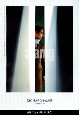 2010s UK Richard James Annonce magazine Banque D'Images