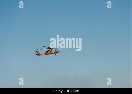 Israël, les FDI, IAF, Sikorsky UH-60 Black Hawk Banque D'Images