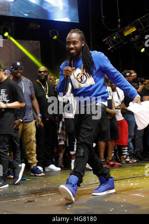 Mavado effectue à Hot 97 Summer Jam 2016 à Metlife Stadium à East Rutherford, New Jersey. Banque D'Images