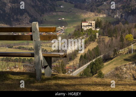 Château de Weissenstein dans station de ski à Kirchberg in Tirol, Autriche Banque D'Images