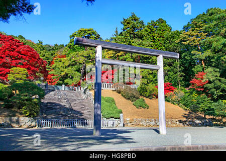 Cimetière Impérial Musashi Tokyo Japon Banque D'Images