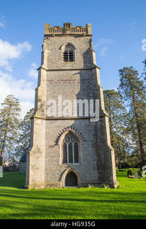 St Bride's Church, Wentloog Banque D'Images