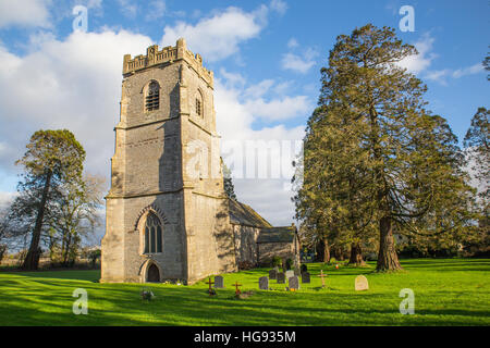 St Bride's Church, Wentloog Banque D'Images