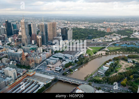 Toits de Melbourne d'Eureka tower Banque D'Images