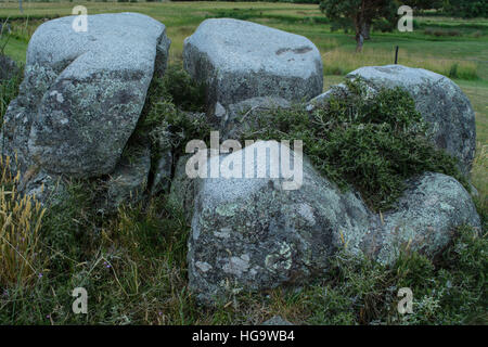 Les rochers de granit du parc national Kosciuszko Australie Banque D'Images