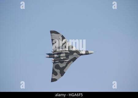 XH558 avion bombardier Vulcan Banque D'Images
