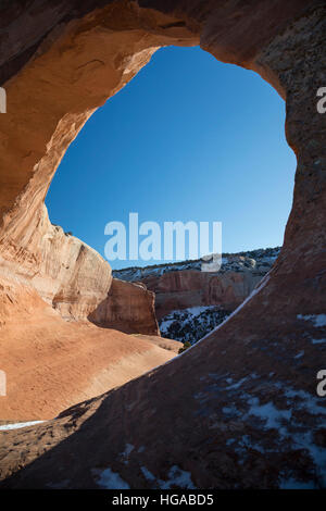 La Sal Junction, Utah - Wilson Arch. Banque D'Images