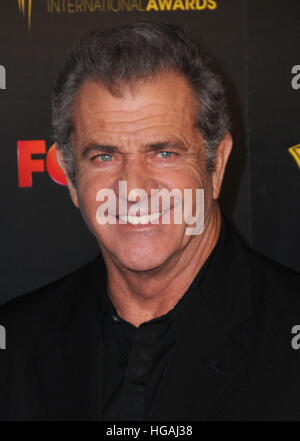 Hollywood, CA, USA. 6 janvier, 2017. 06 janvier 2017 - Hollywood, Californie - Mel Gibson. 6ème AACTA Awards International tenu à l'Avalon Hollywood. Crédit photo : Birdie Thompson/AdMedia © Birdie Thompson/AdMedia/ZUMA/Alamy Fil Live News Banque D'Images