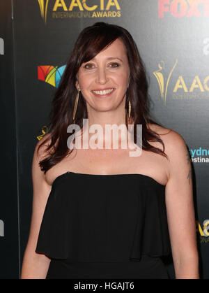 Hollywood, CA. 06 Jan, 2017. Angie Fielder, 6e à AACTA International Awards, à l'Hollywood Avalon en Californie le 06 janvier 2017. © Faye Sadou/media/Alamy Punch Live News Banque D'Images