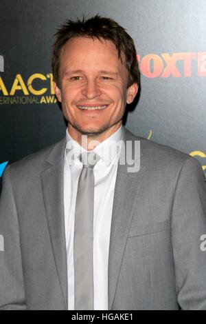 Los Angeles, CA, USA. 6 janvier, 2017. Damon Herriman aux arrivées de 6ème Académie australienne Cinema Television Awards (AACTA) International Awards, Avalon Hollywood, Los Angeles, CA 6 janvier 2017. © Priscille Grant/Everett Collection/Alamy Live News Banque D'Images