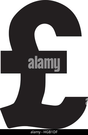 L'icône de livre sterling Illustration de Vecteur