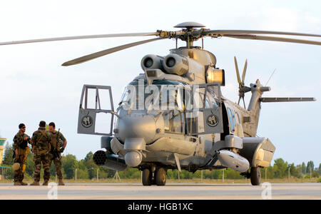 Arabie Royal Air Force comme532 Cougar CSAR hélicoptère. Banque D'Images