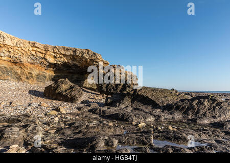 Arche rock formation Pointe du Payre, France Banque D'Images