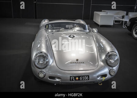 L'Italie, Bologna Motor Show 2016, Porsche 550 Spyder Banque D'Images