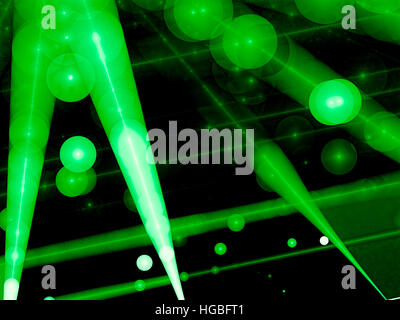 Blur - bulles résumé image générée numériquement Banque D'Images