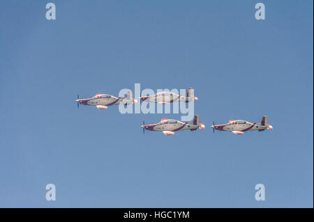 Yom Haatsmaout, jour de l'indépendance, Israël, airshow 2016 Banque D'Images