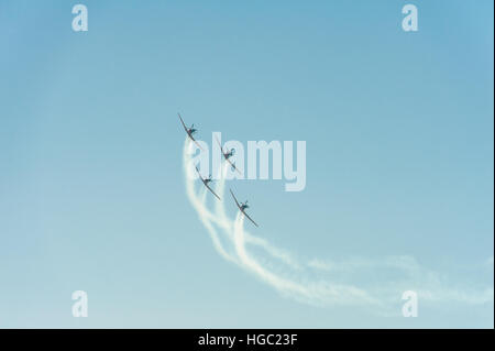Yom Haatsmaout, jour de l'indépendance, Israël, airshow 2016 Banque D'Images