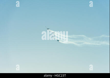 Yom Haatsmaout, jour de l'indépendance, Israël, airshow 2016 Banque D'Images