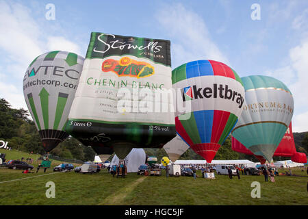 Stowels Kewtech Keltbray,Vin, ballons à air chaud à Bristol International Balloon Fiesta 2016 Banque D'Images