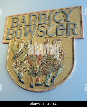 Babbity Bowster Tavern, 16-18 Blackfriars St, Glasgow, Écosse, Royaume-Uni, G1 1PE Banque D'Images