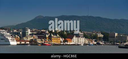 Vue panoramique de Stavanger, Norvège, Scandinavie, l'Europe. Banque D'Images