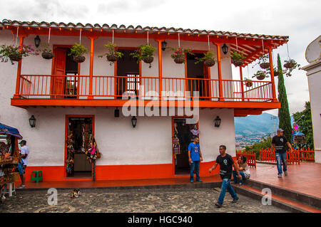 Pueblito Paisa dans Nutibara Hill, Medellin, Colombie Banque D'Images