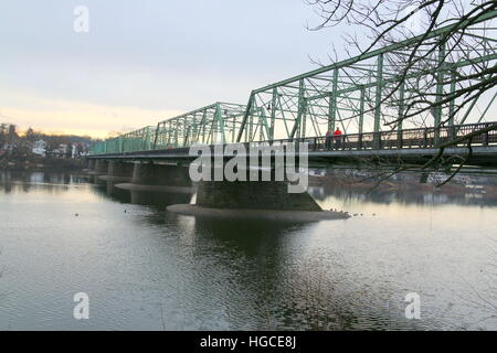 La rivière Delaware. Banque D'Images