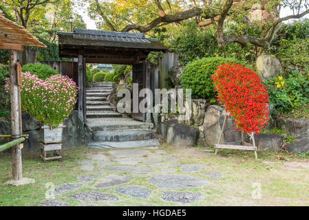 Jardins Sorakuen, Kobe, Japon Banque D'Images