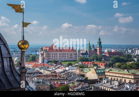Le Château Royal de Wawel Banque D'Images