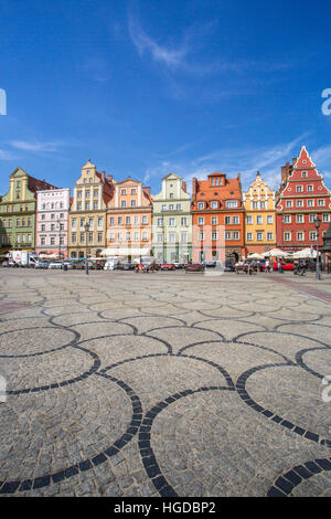 Solny Square dans la ville de Wroclaw Banque D'Images